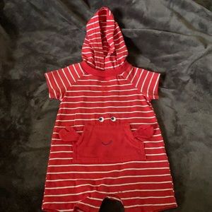 Baby boy crab onesie